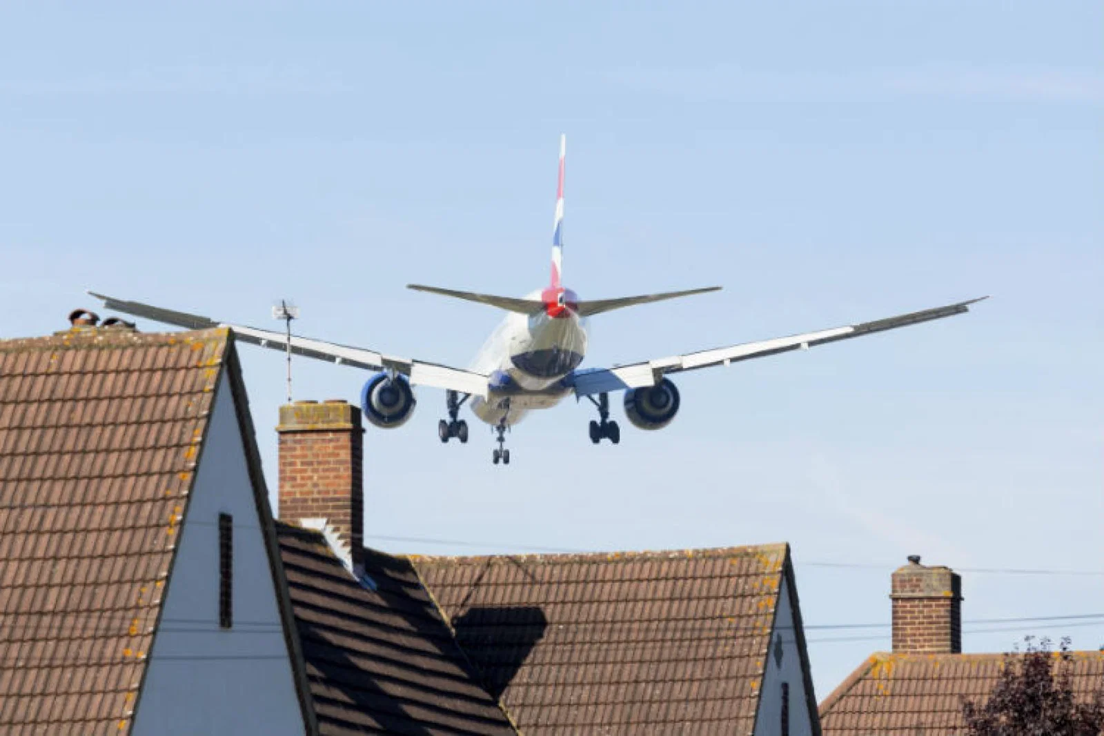 Heathrow airport, houses