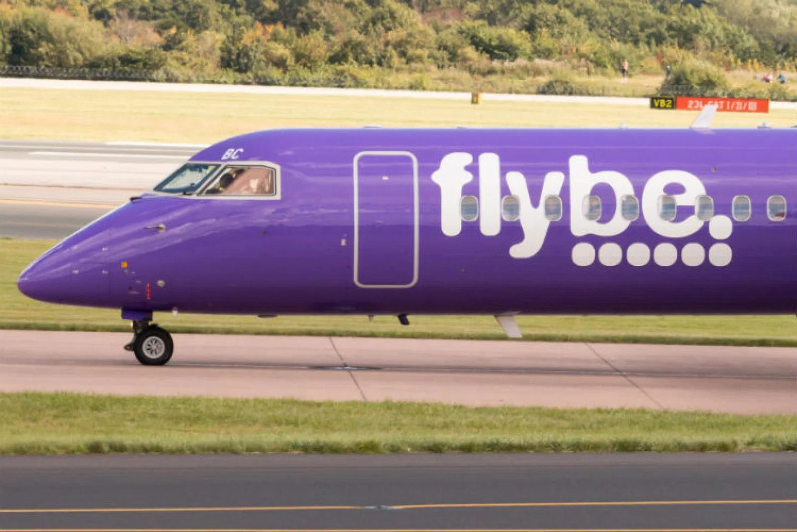 Flybe in its previous livery