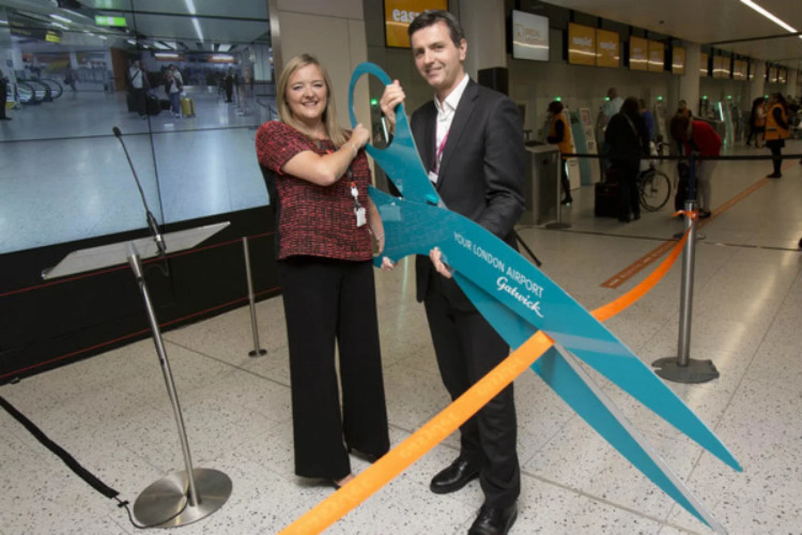 EasyJet opens new check-in at Gatwick