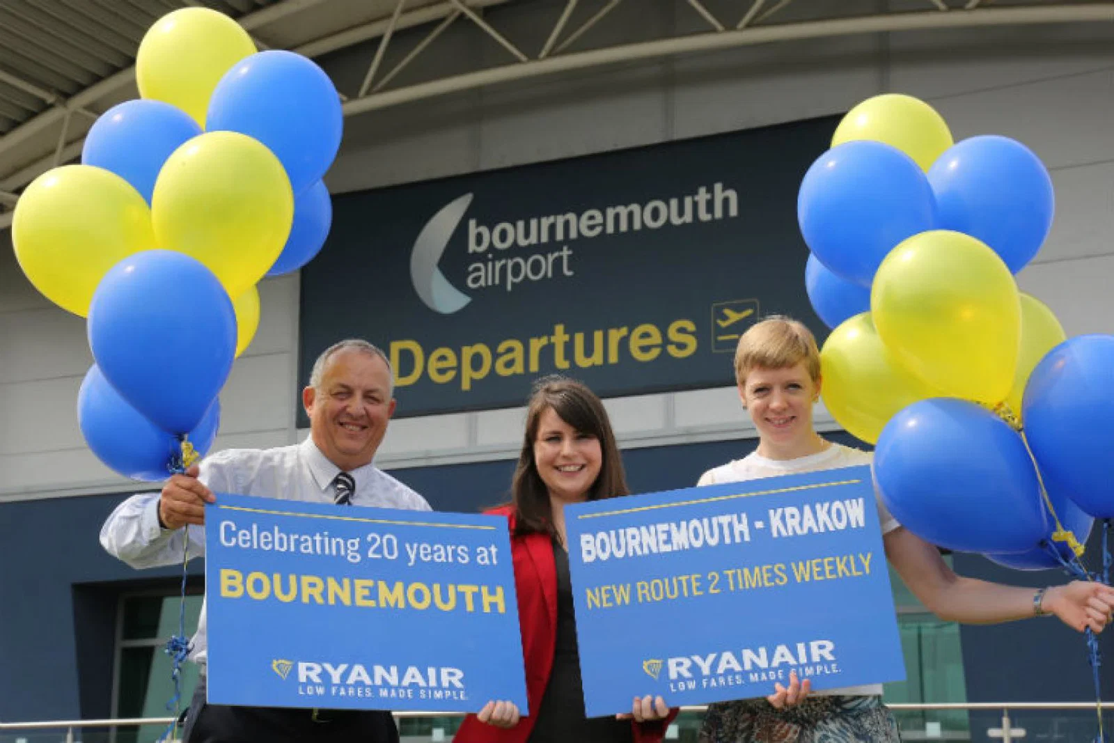Ryanair opens Bournemouth winter base
