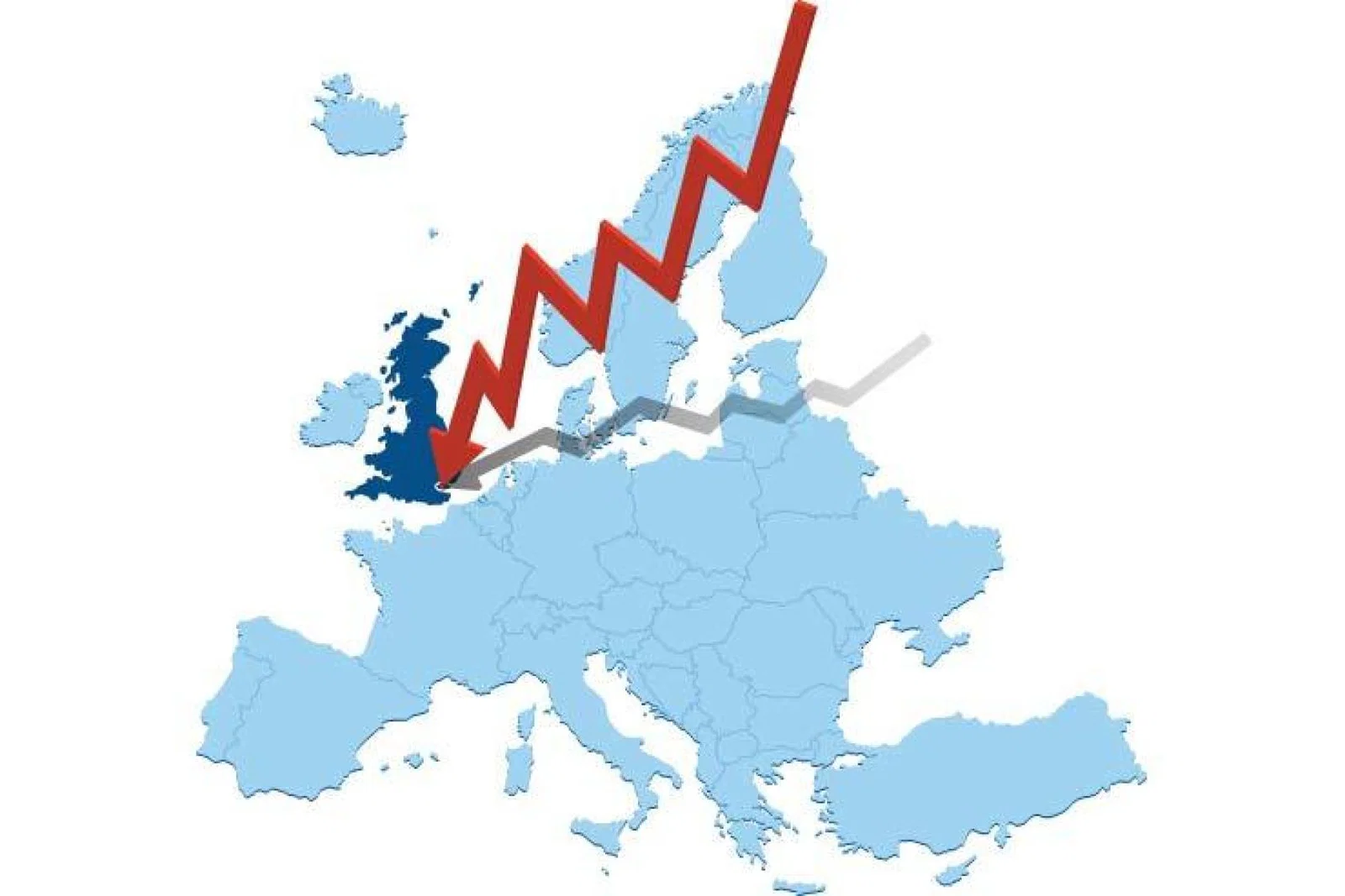 EUROPE map graph fall