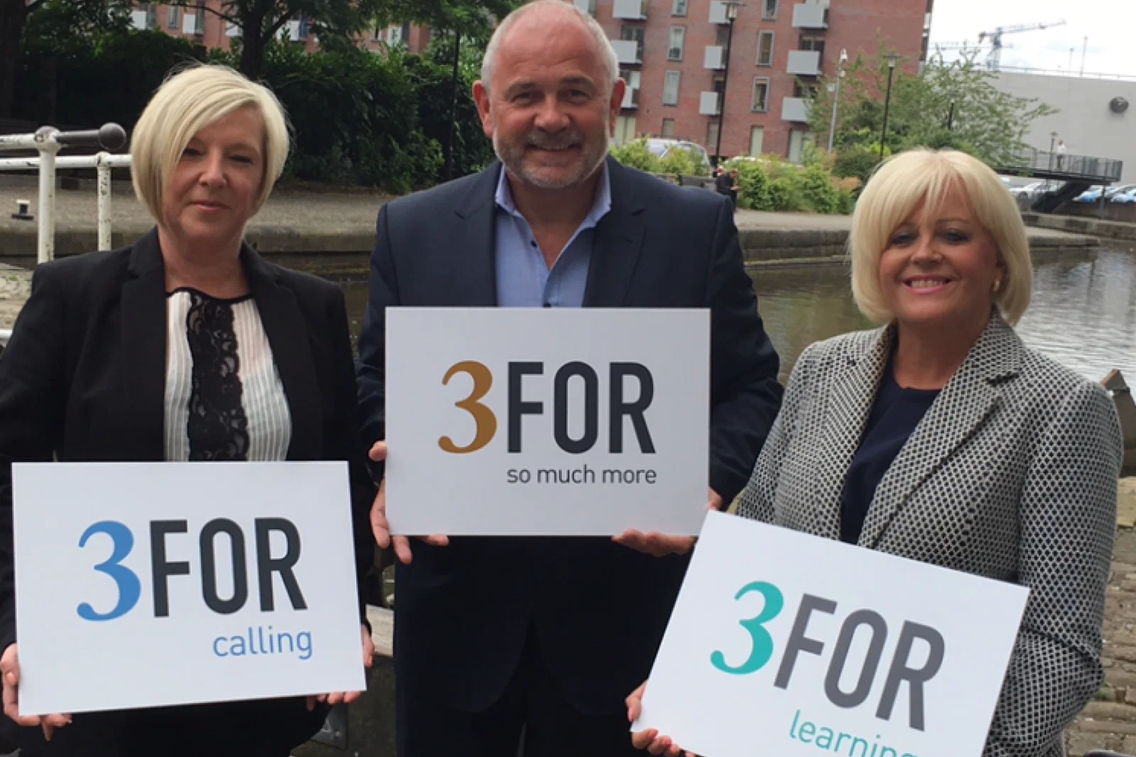 3FOR Maria Mills Trevor Davis & Julie Hughes