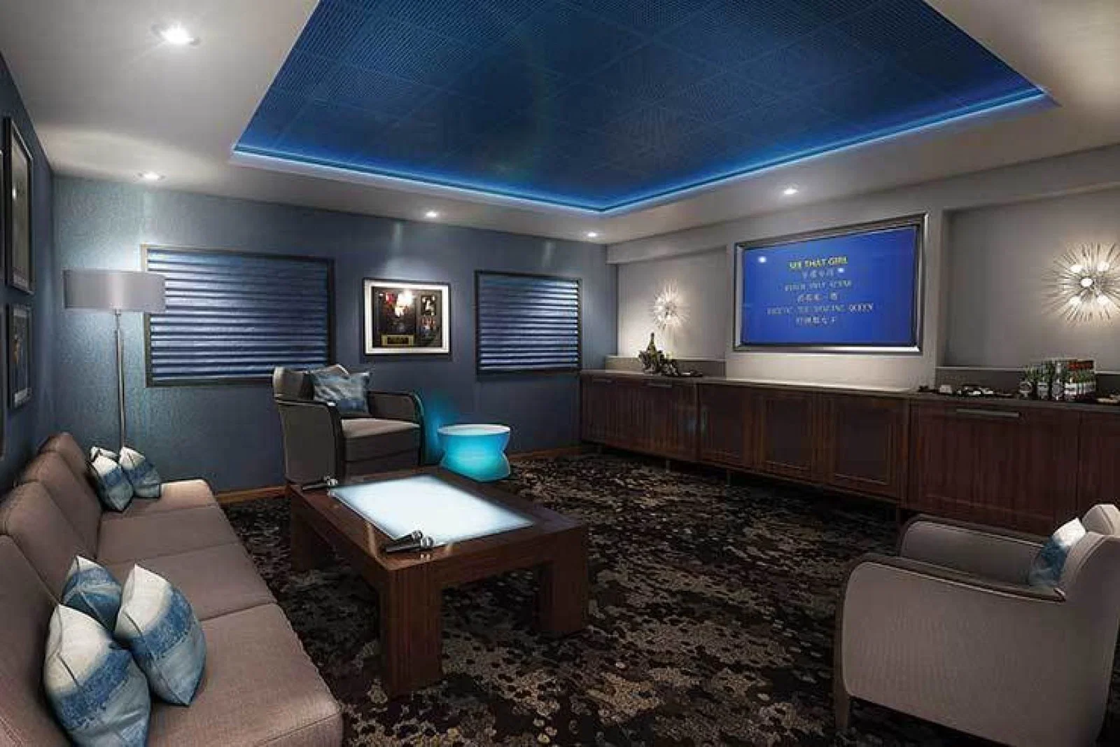 "Sing on the Sea" karaoke suite on Majestic Princess