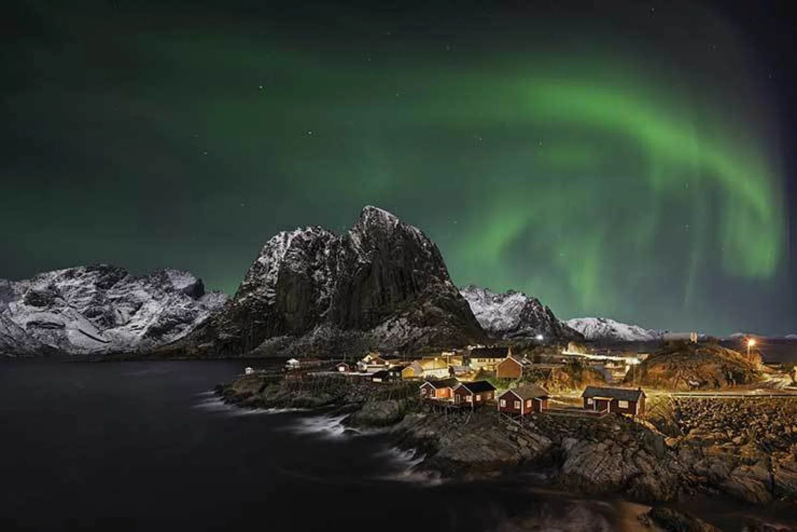 Lofoten Islands in winter