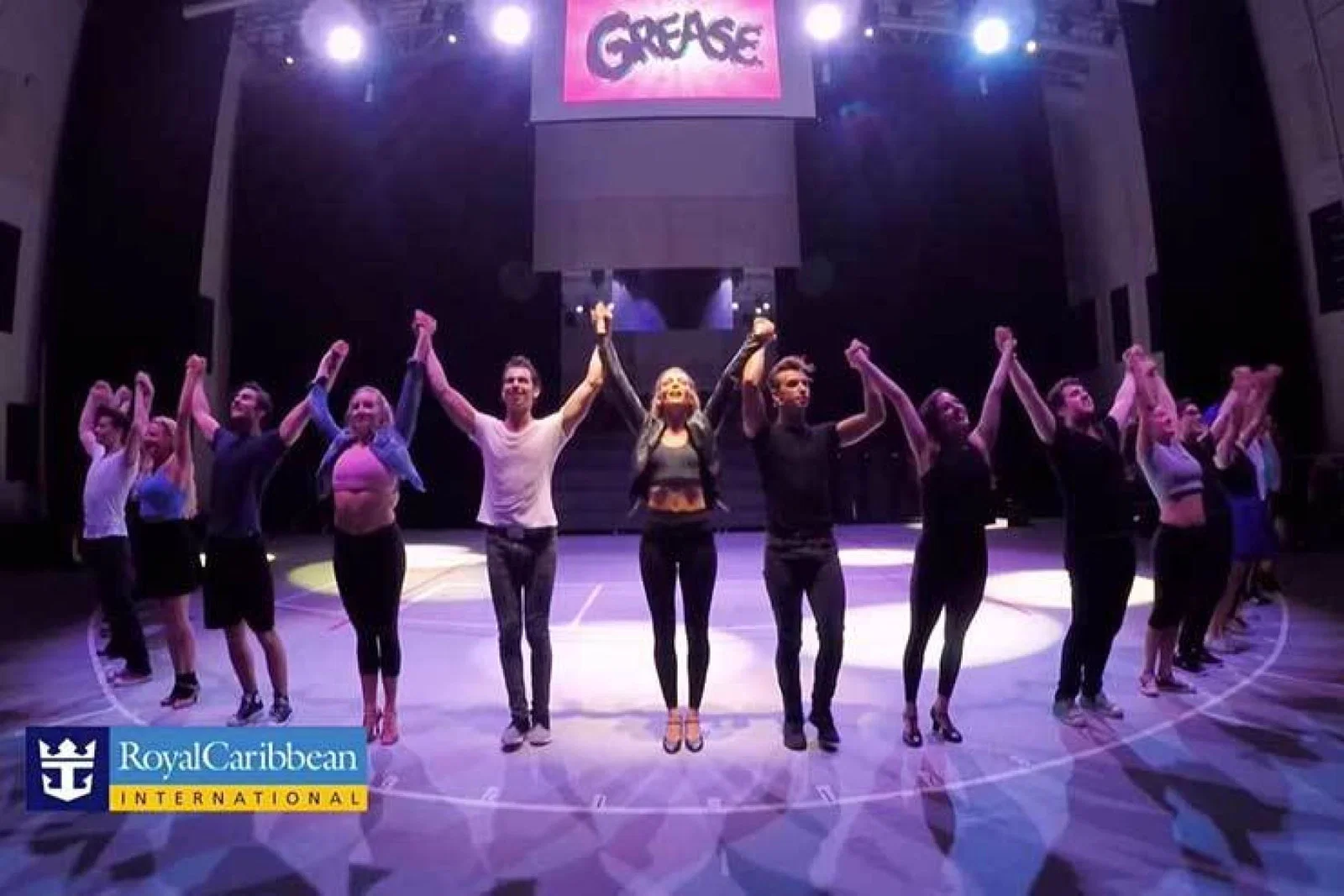 Royal Caribbean Grease curtain call
