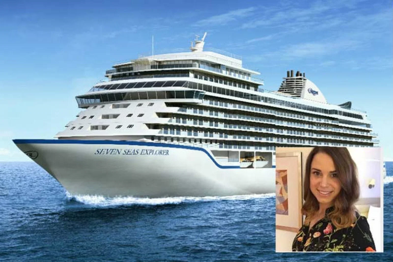 Regent Seven Seas Explorer and Laura Ryan