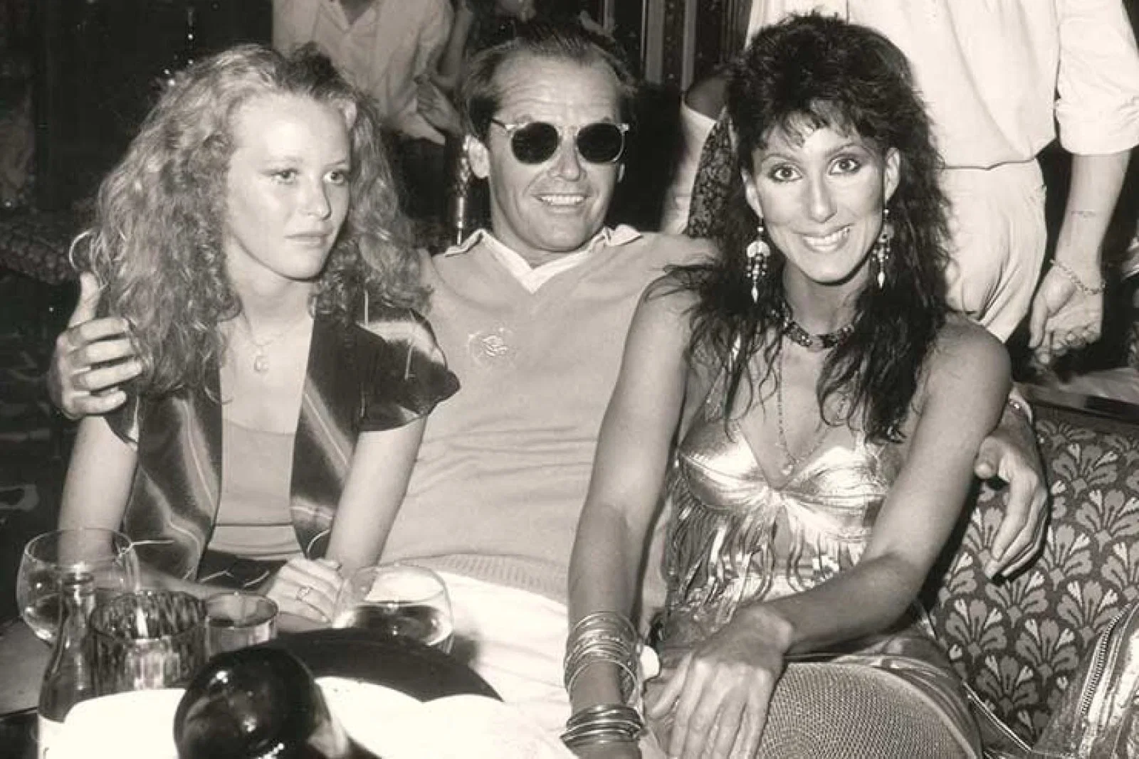 Jack Nicholson & Cher at Byblos, St Tropez