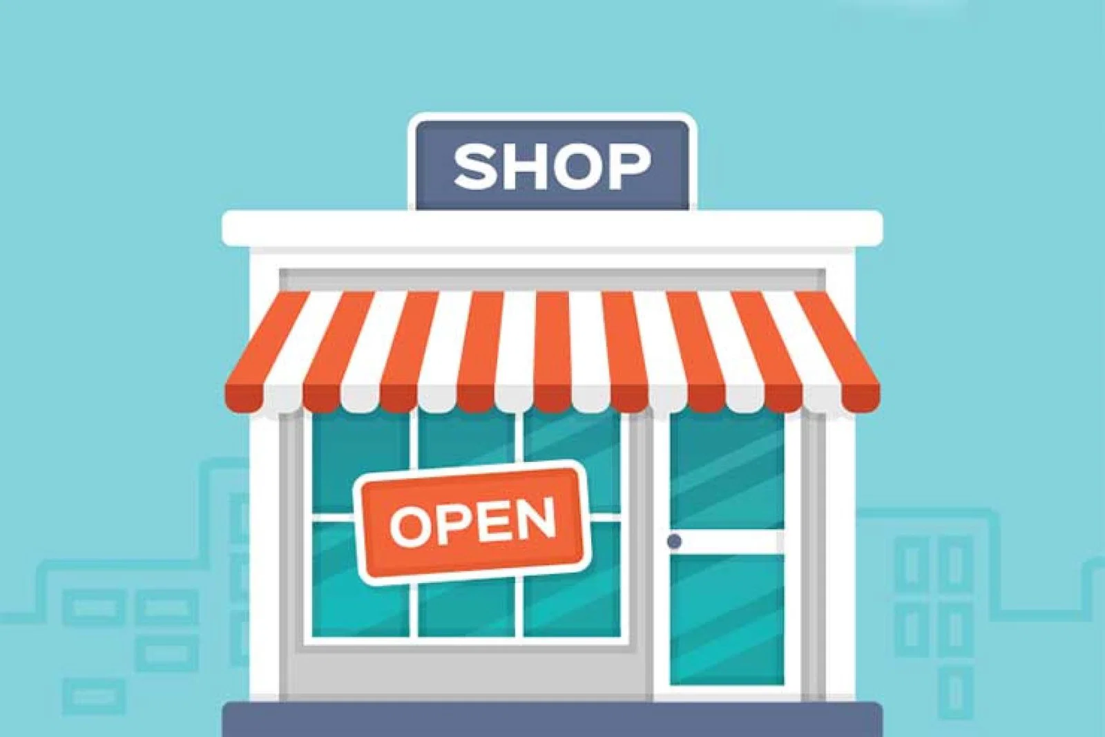 shop front graphic