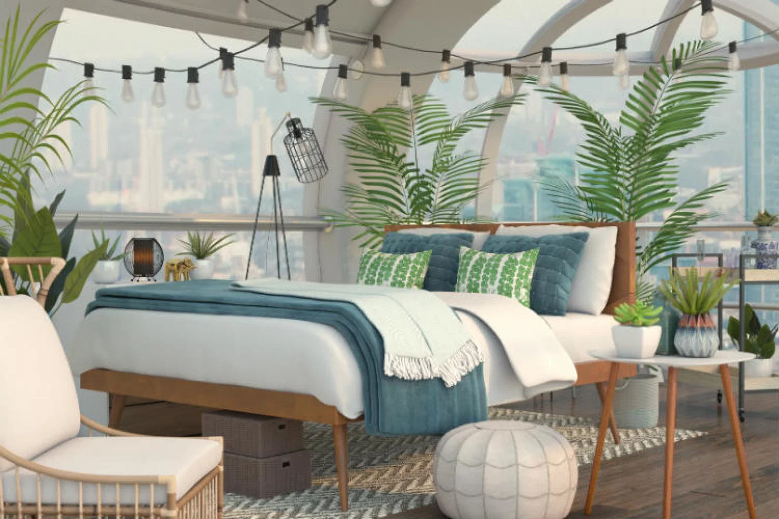 London Eye bedroom