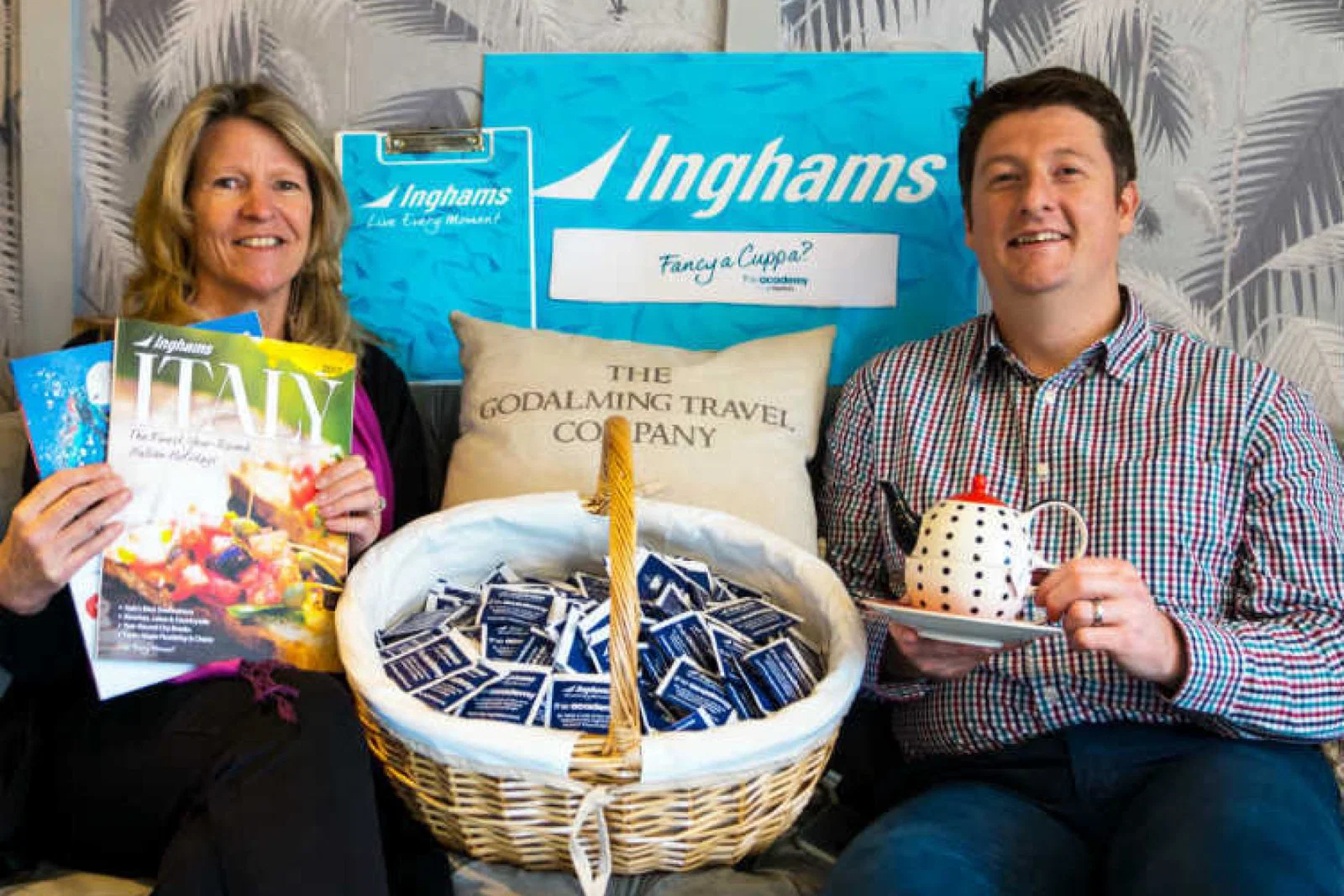 Simon McIntyre celebrates launch of The Academy with Amanda Gore.jpg