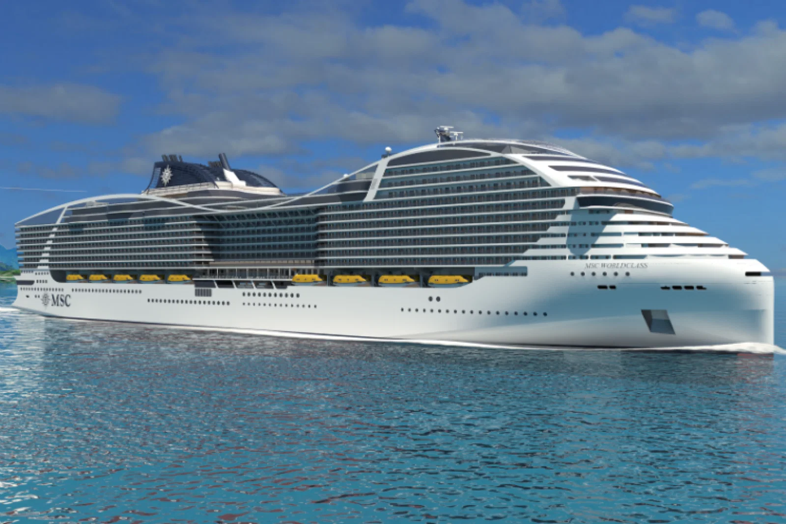 World Europa will be the first of MSC's LNG-powered 'world class' ships