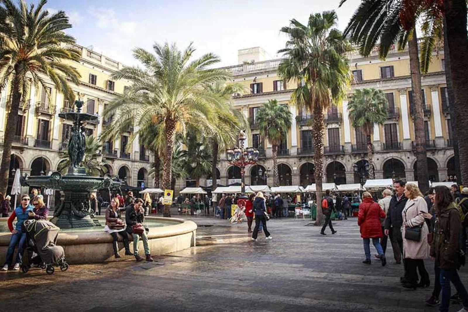 Square in Barrio Gotico, Barcelona