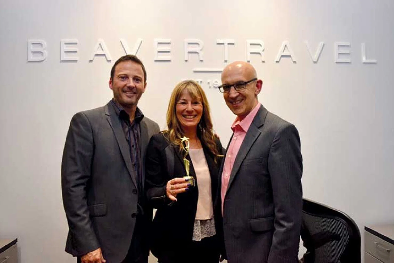 Beaver travel business directors Andrew Devine (left), Sally Wallis and Gary Green
