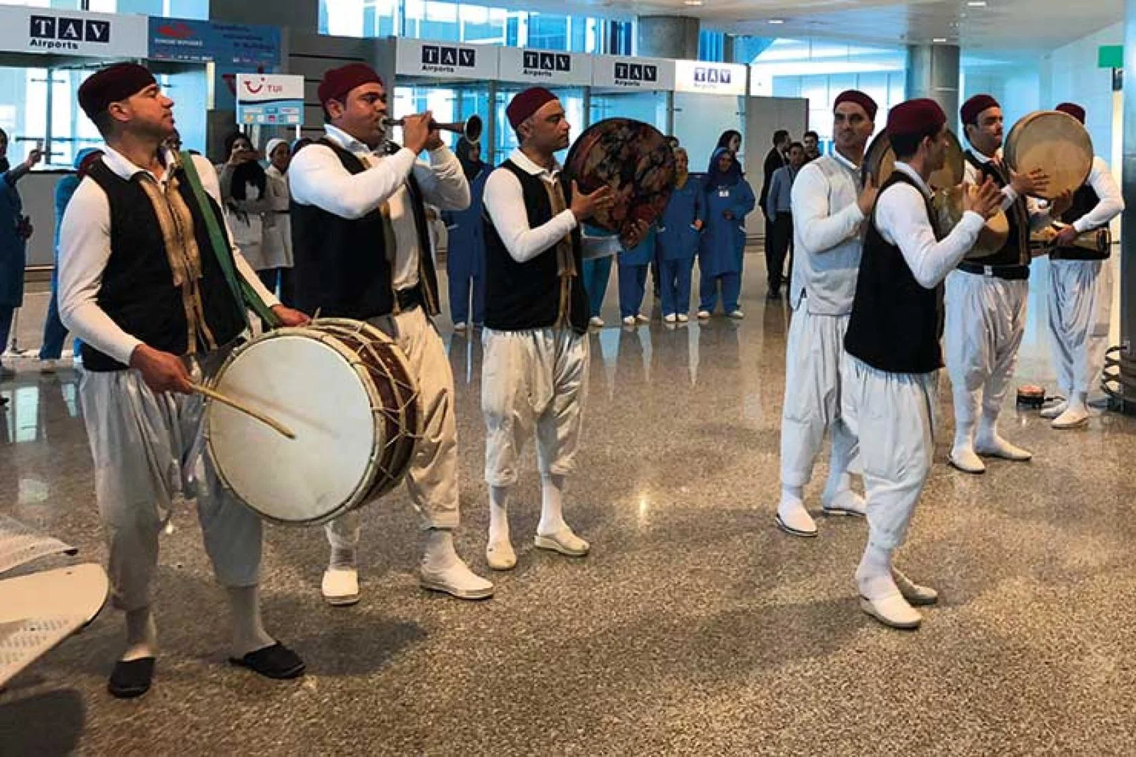 Tunisia welcome party