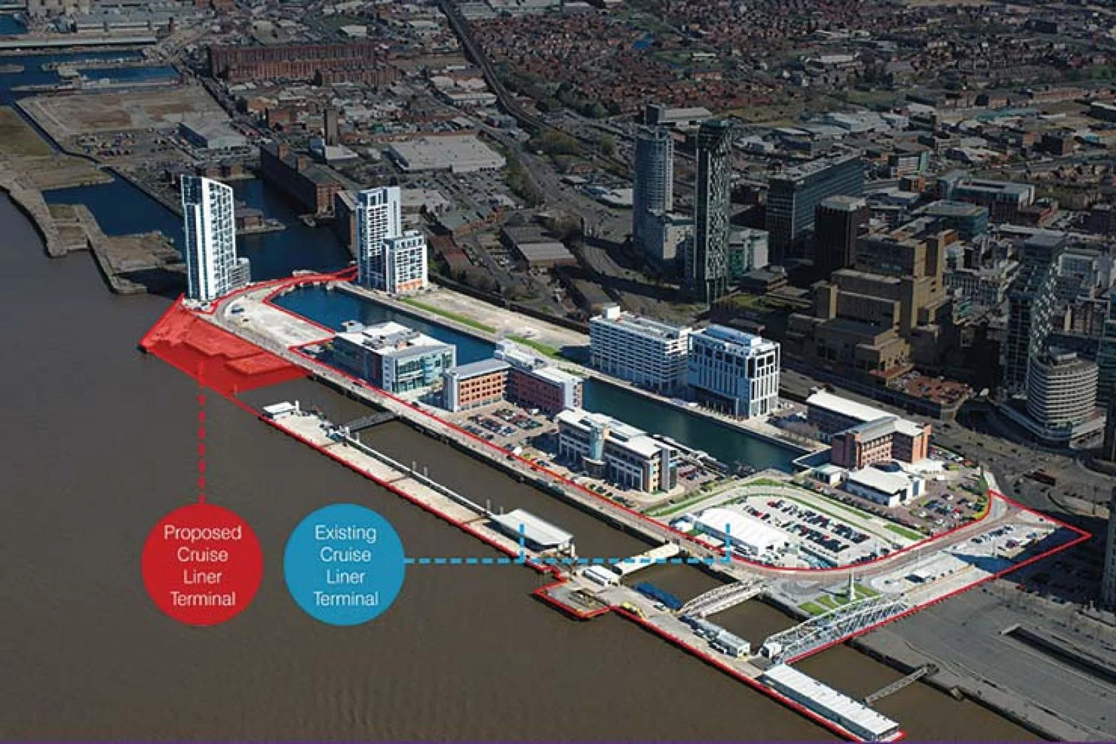New Liverpool Cruise Terminal, relocation image