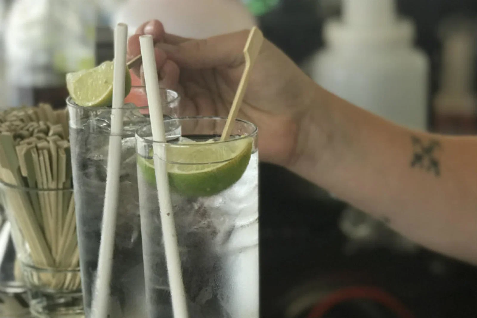 Marriott International plastic straws
