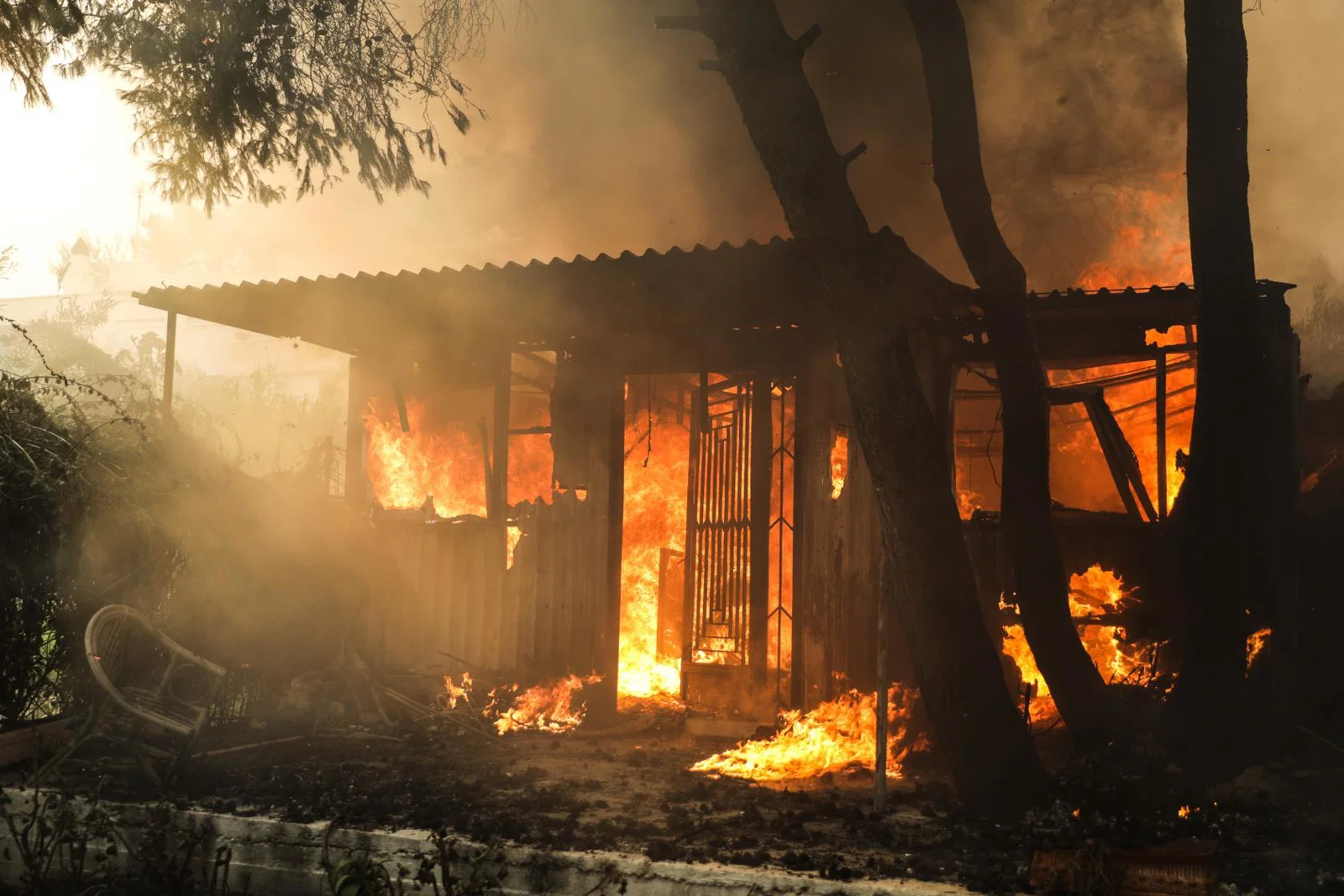Greek wildfires