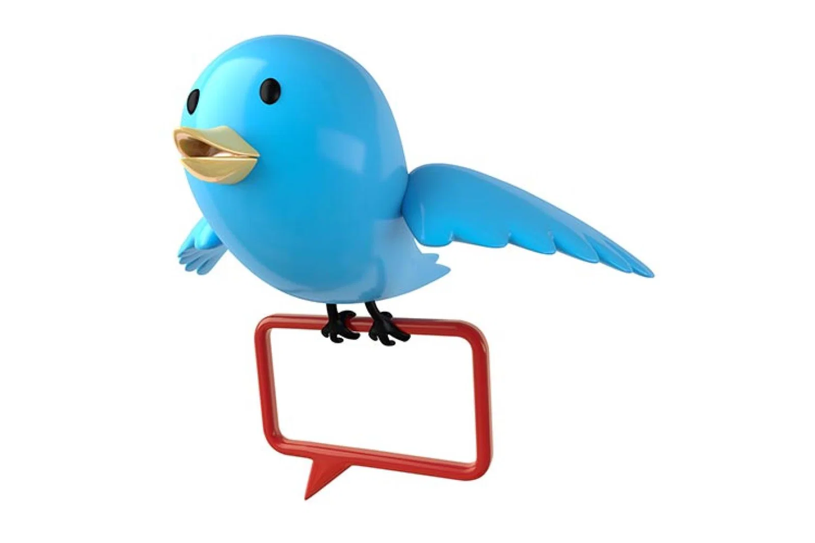 Blue twitter bird