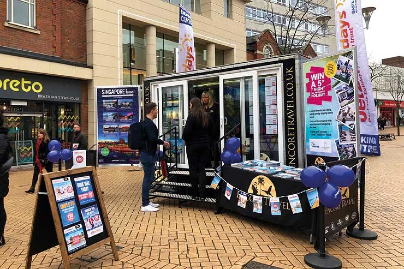 Encore, Jet2holidays pop-up trailer