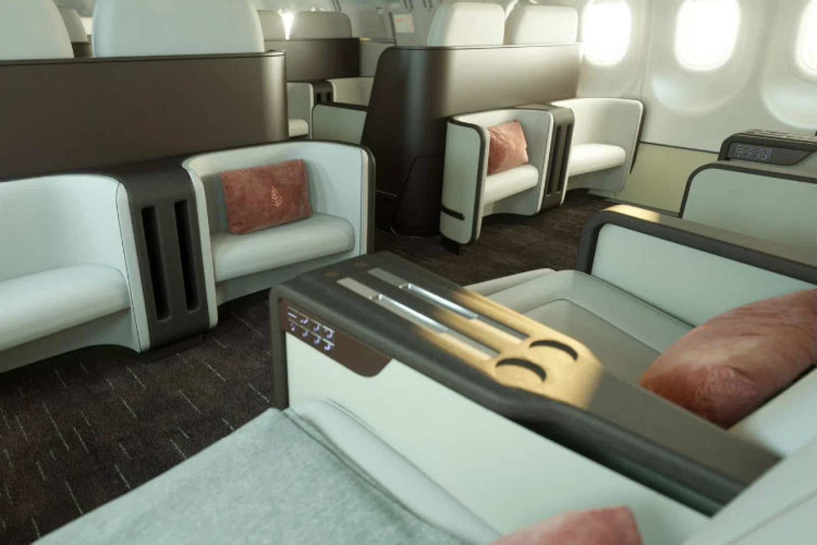 Four Seasons private jet cabin