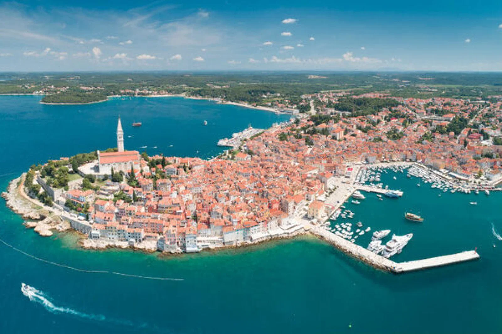 The majority of the new villas are on Croatia's Istria peninsula