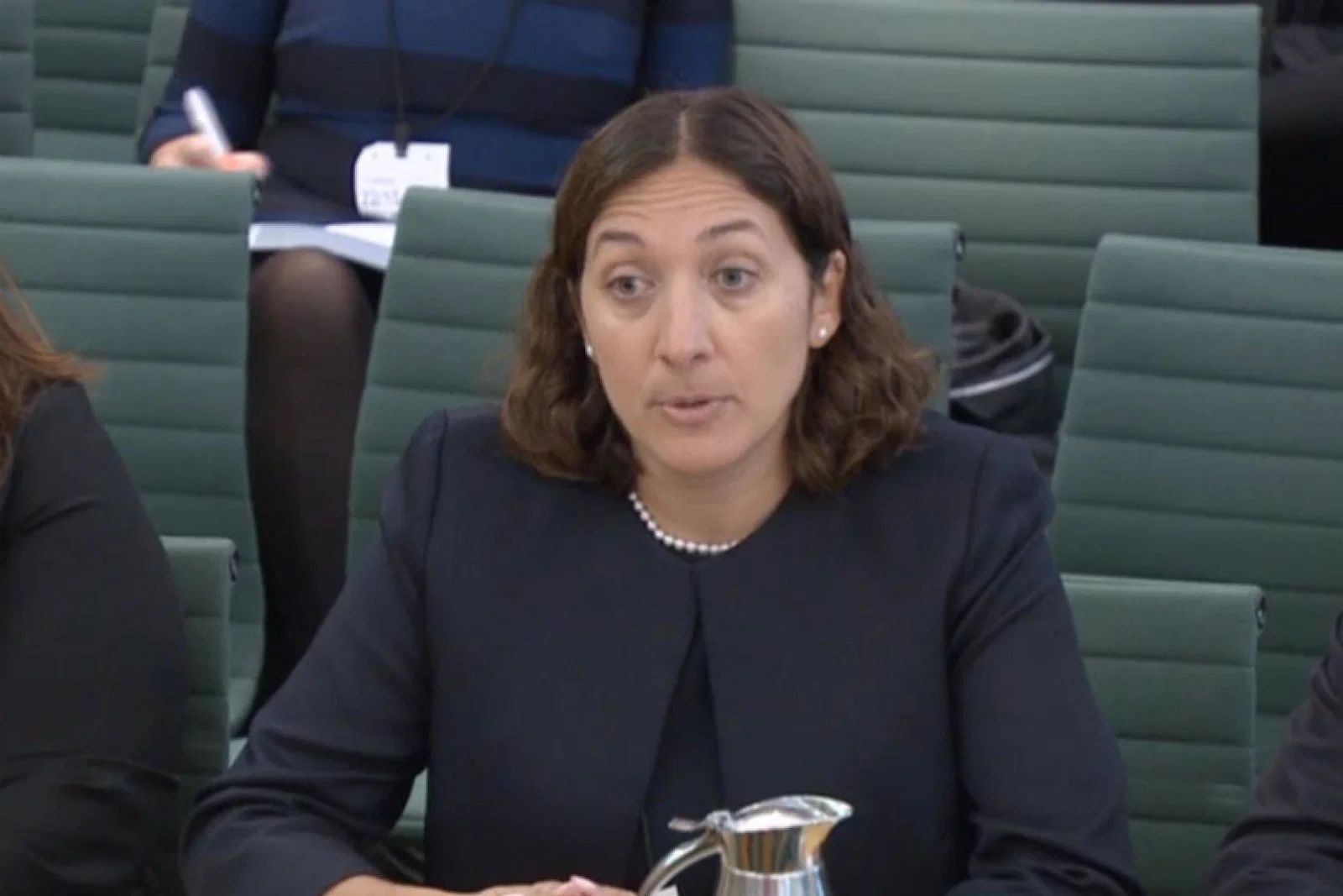 Hemione Hudson, head of audit at PwC at the select committee. (Image: Parliament.tv)