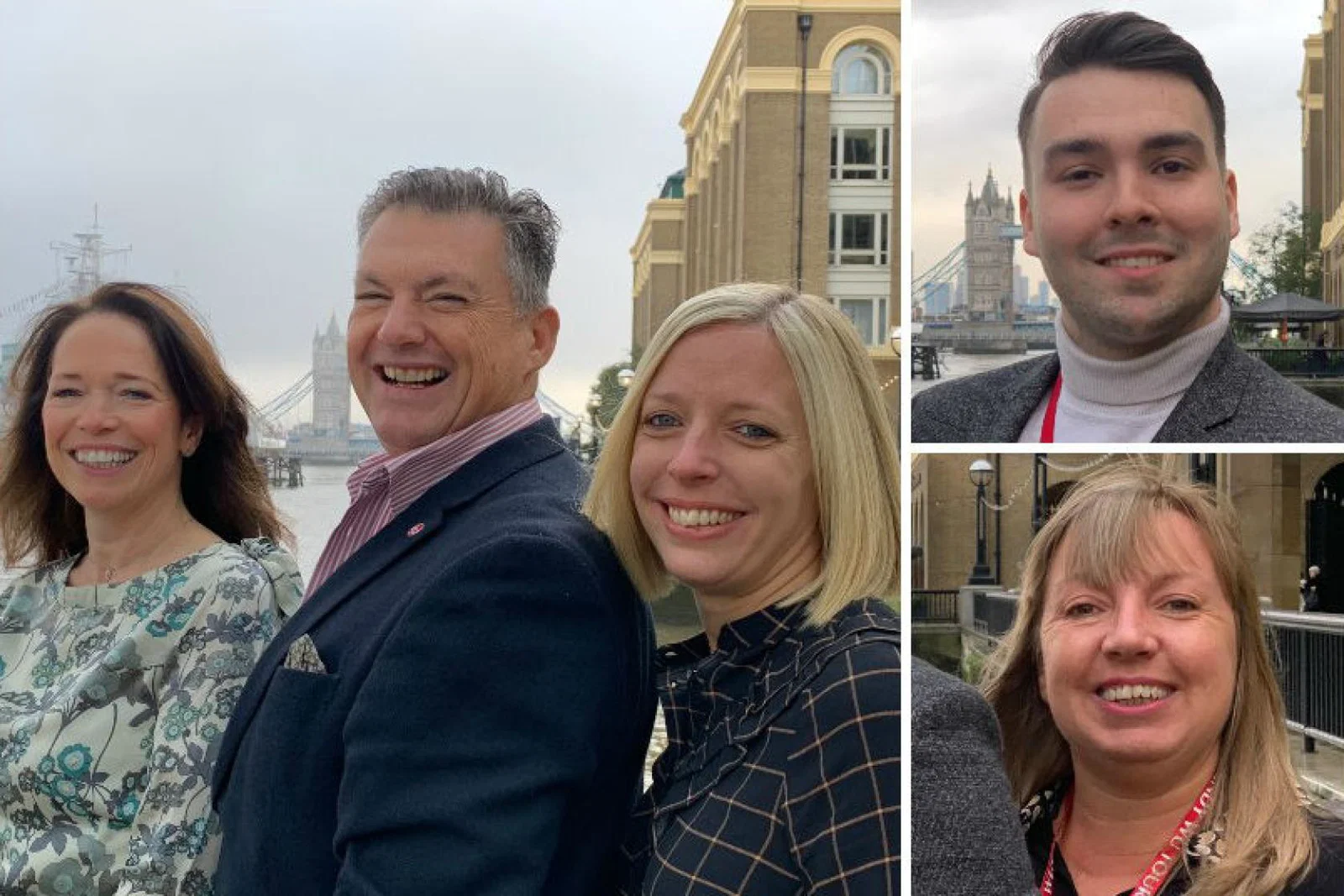 Sandra Foreman, John Warr, Caroline Rennie, Harry Ryan and Caroline Burroughs