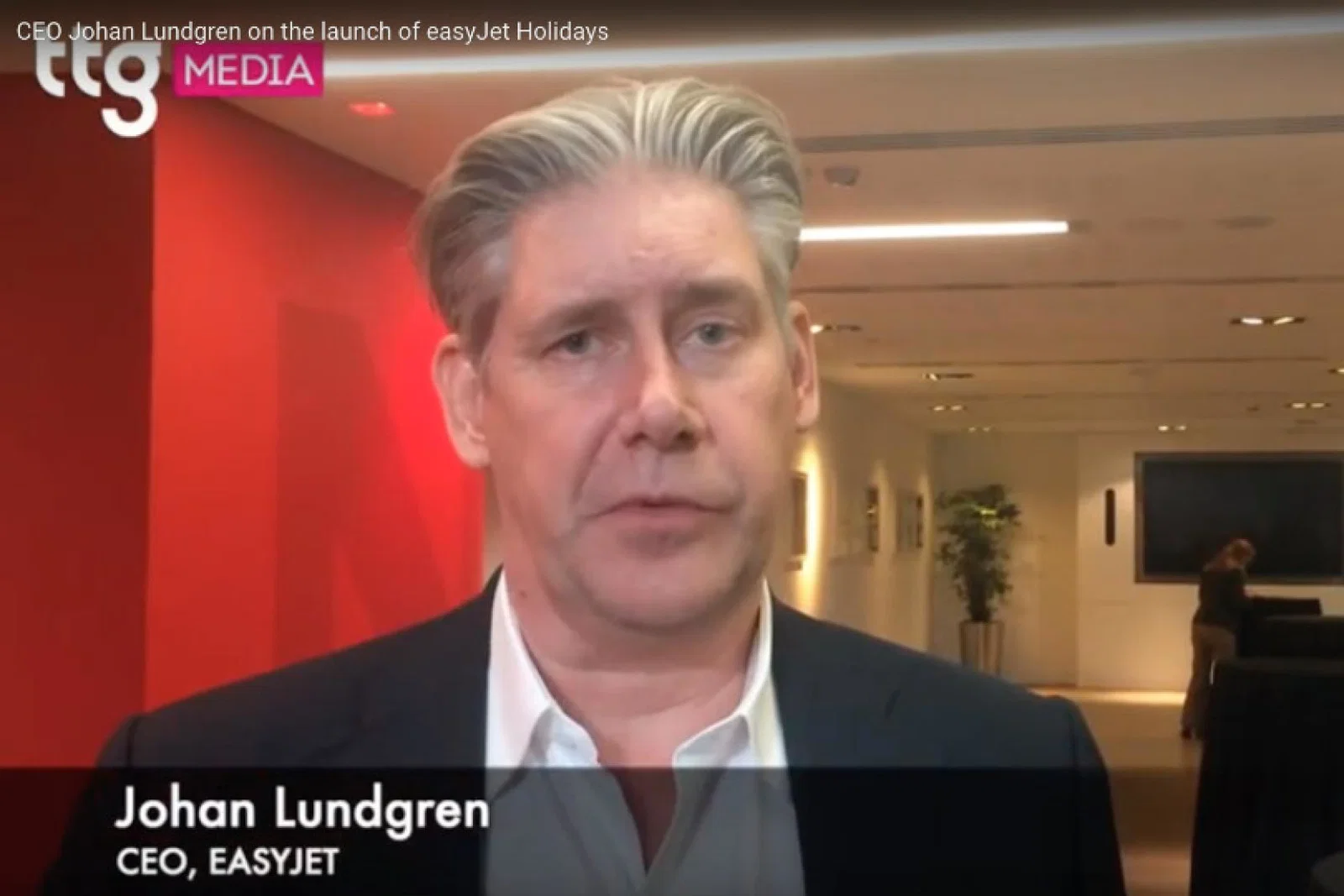 Johan Lundgren, chief executive of easyJet