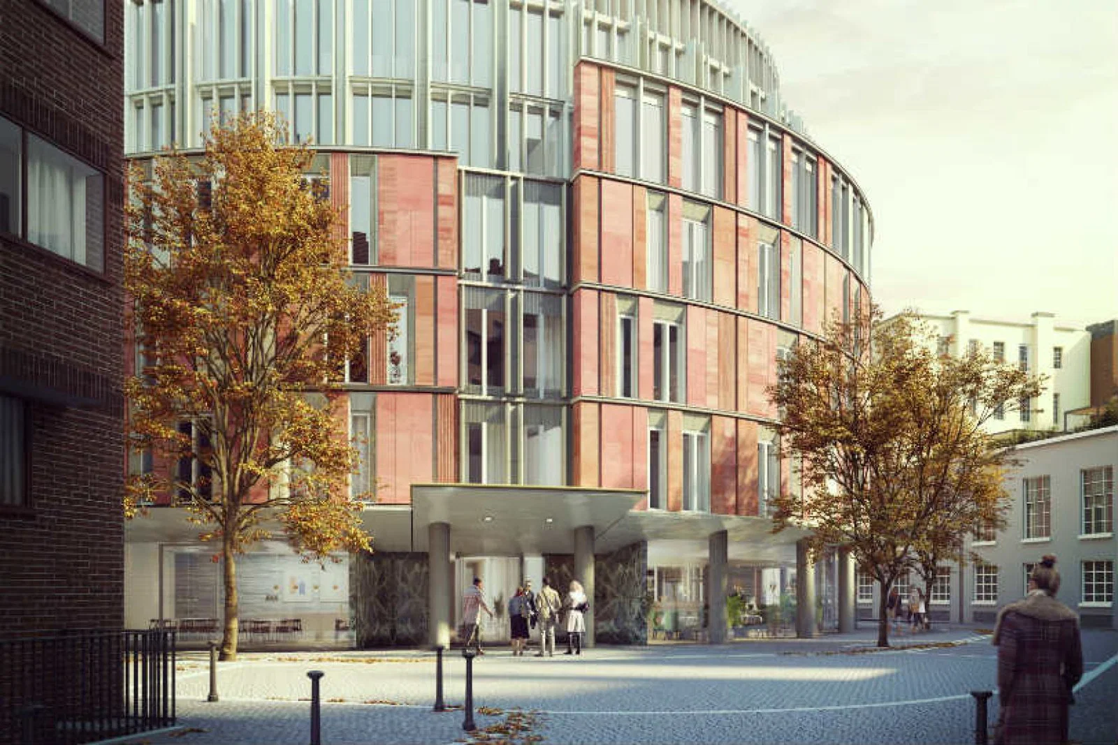 An artist's impression of the Knightsbridge hotel by Harrods