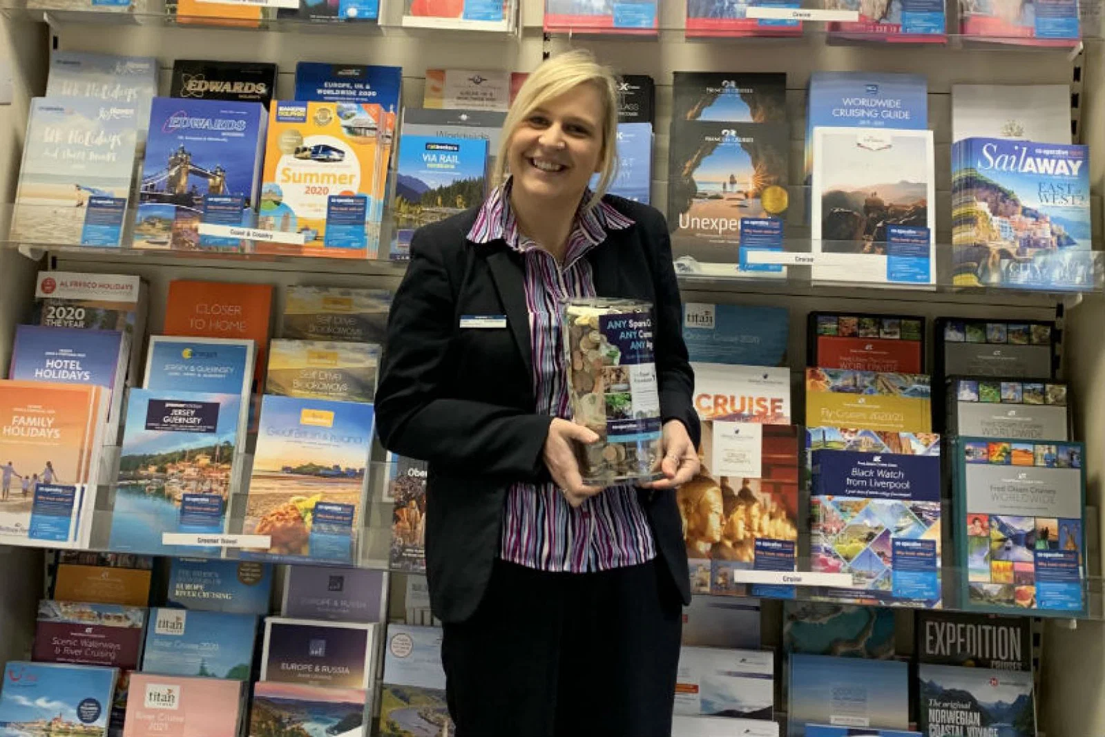 Stephanie Baker from Co-operative Travel's Lydney branch
