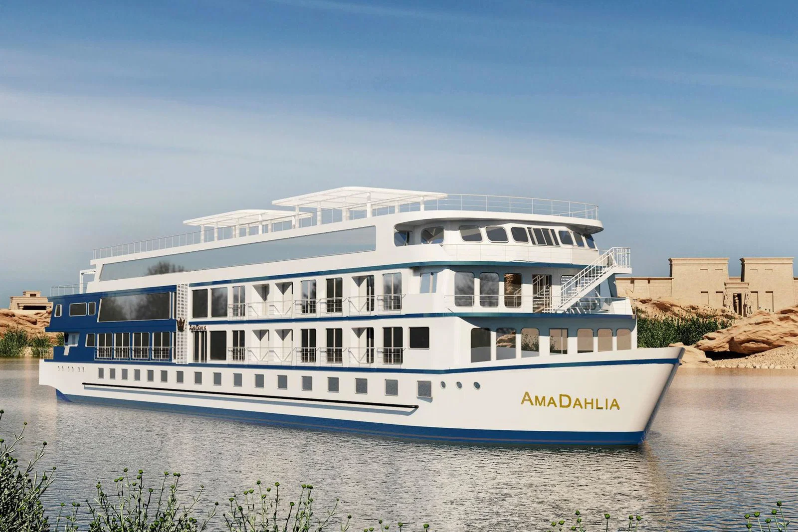 The line's AmaDahlia will begin sailing next September