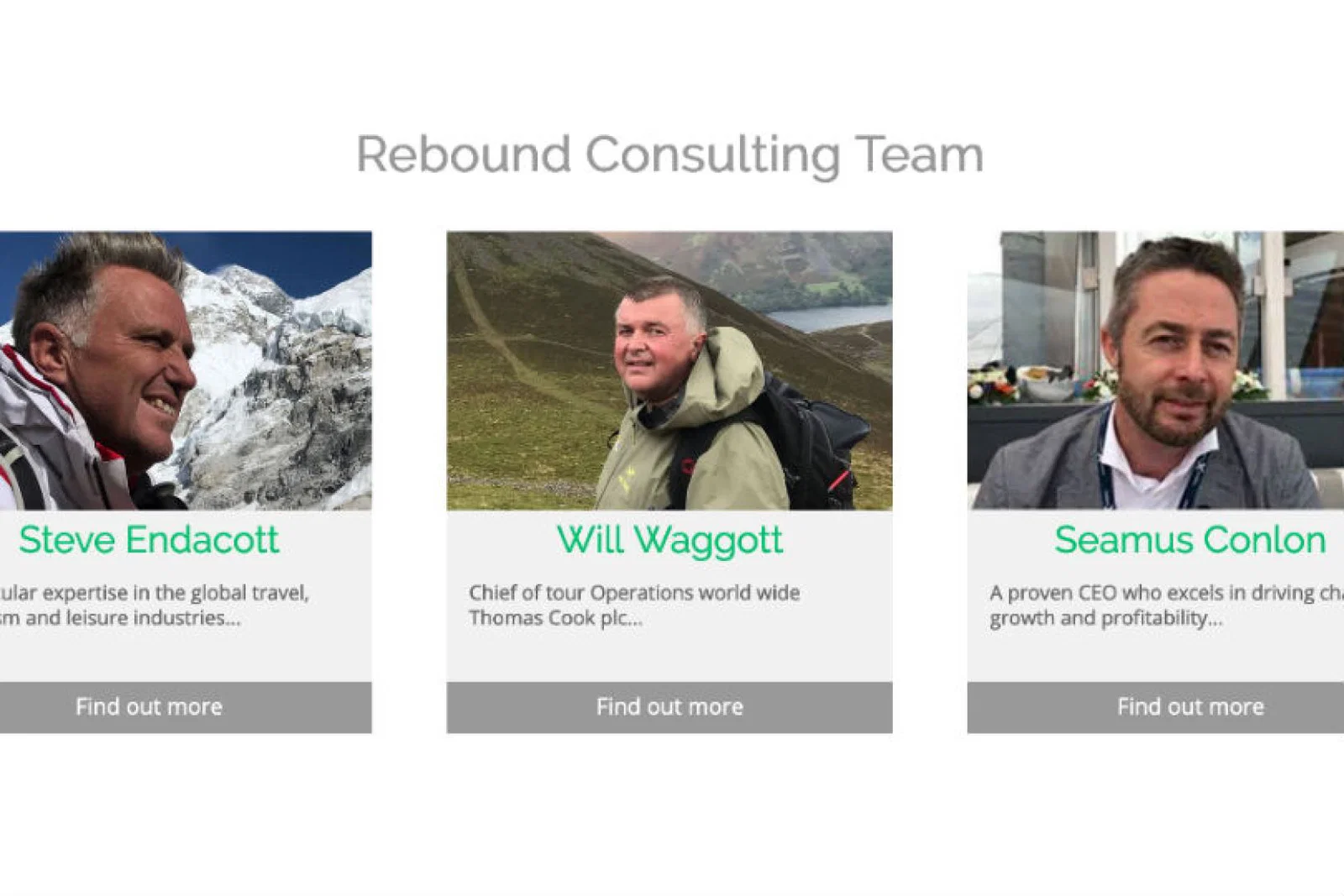 Steve Endacott, Seamus Conlon and Will Waggott have joined forces to create an online web resource