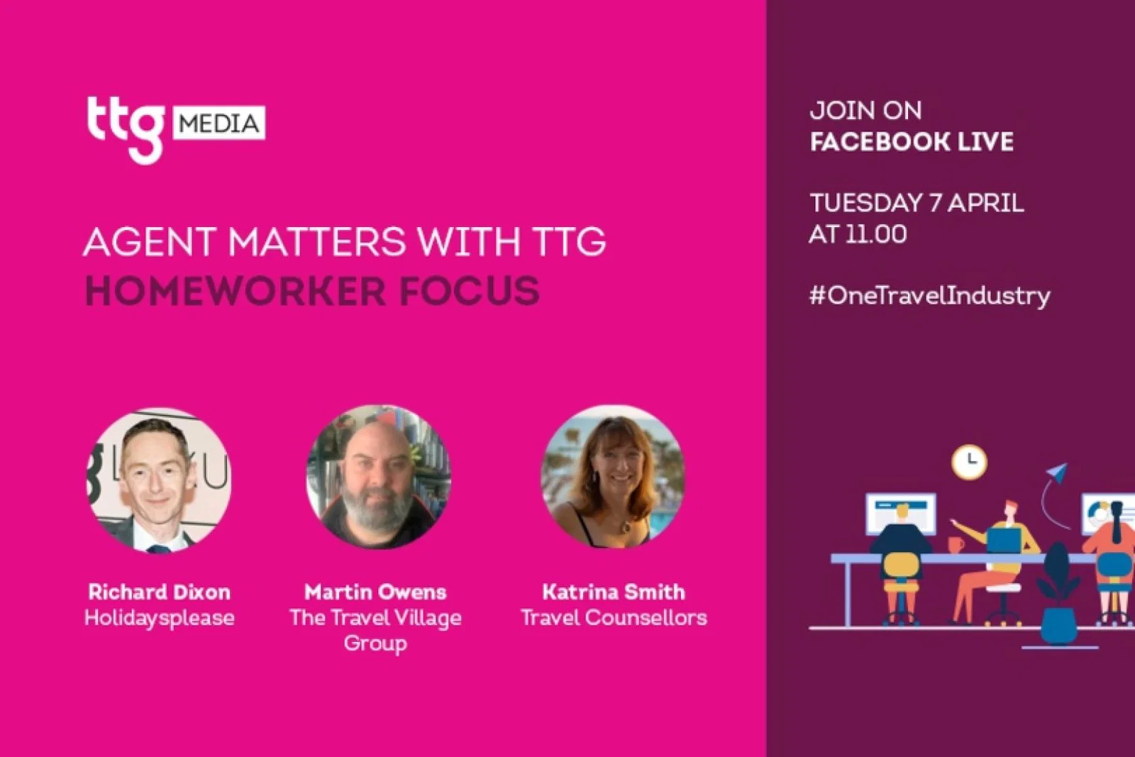 TTG's second Agent Matters panel will take place on 7 April