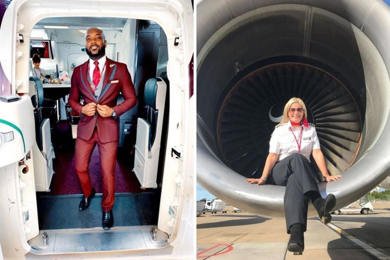 Otis and Bernice will star in Virgin's virtual flight school series