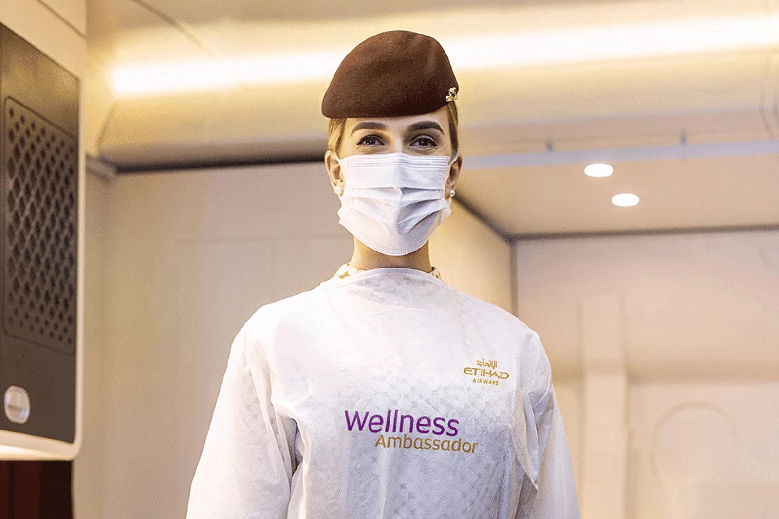 One of Etihad's Wellness Ambassadors
