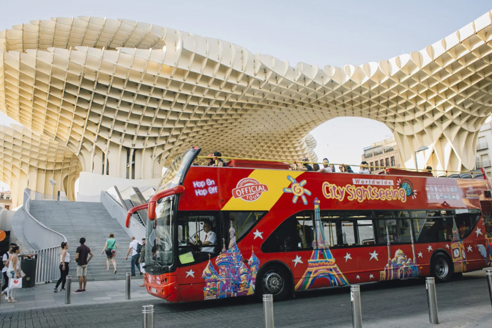 A City Sightseeing bus in Seville