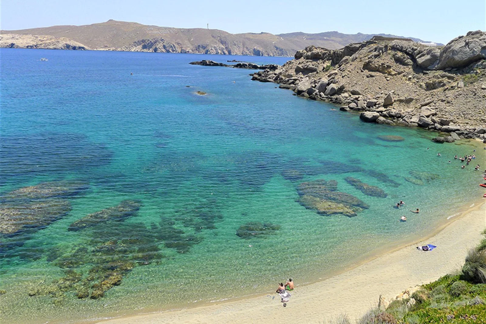 Not all Mykonos beaches are crowded