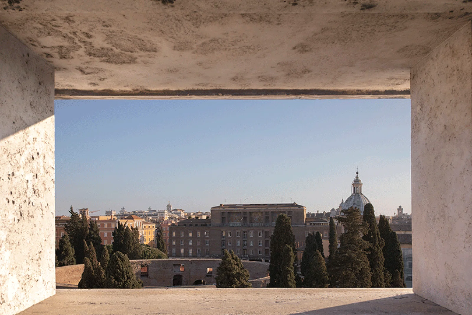 View from the new Bulgari Hotel Rome