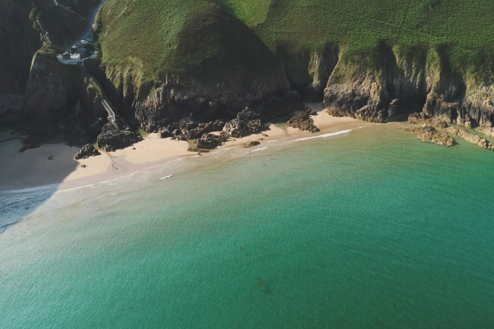 Plemont beach, Jersey