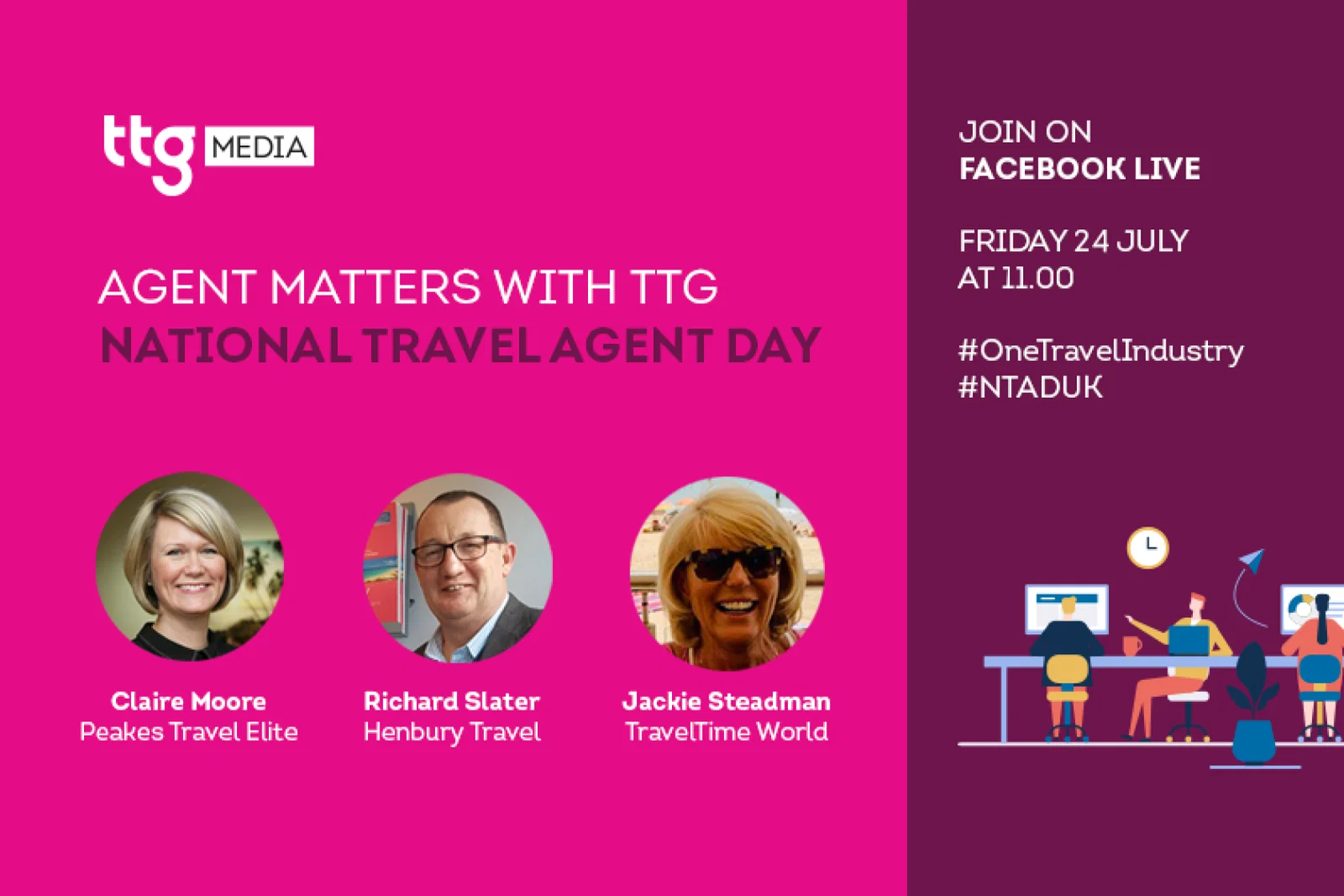 TTG will get behind the National Travel Agent Day push on Friday (24 July)