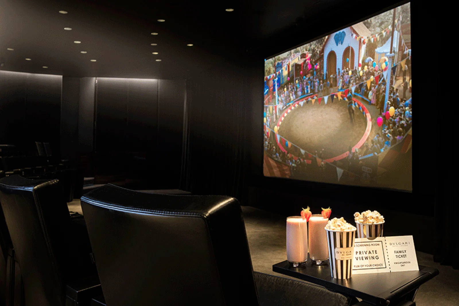 Bulgari Hotel London Screening Room