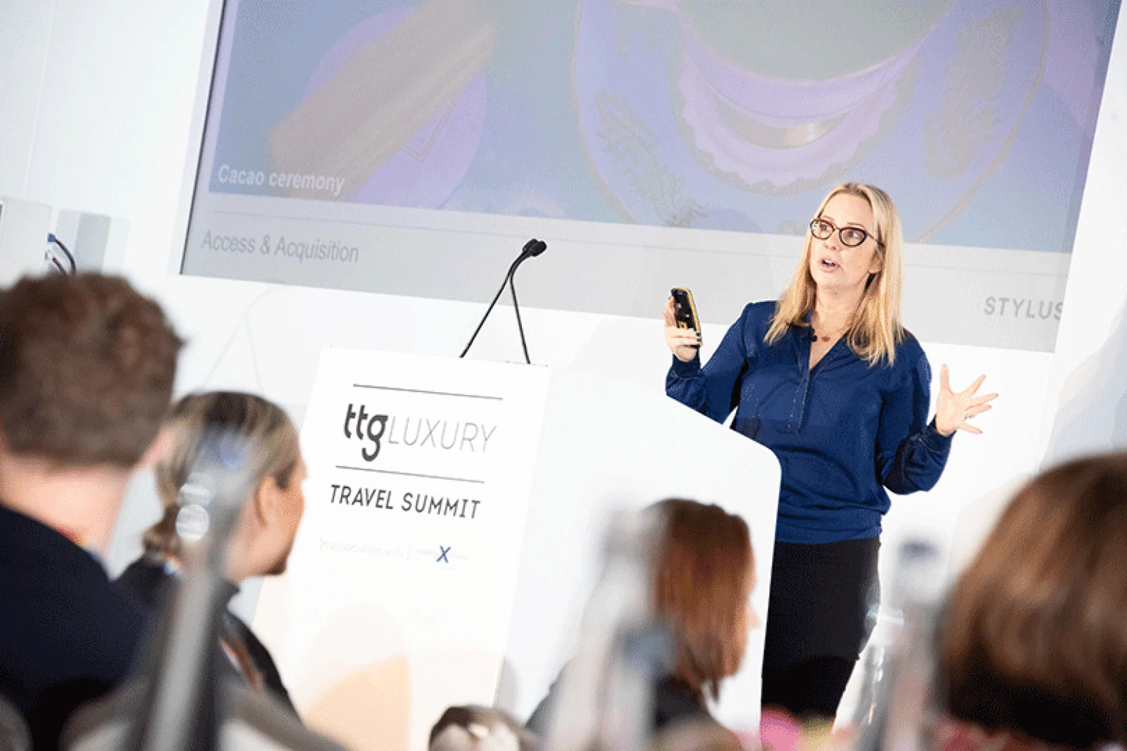 Mandy Saven from Stylus presents at the 2019 Summit