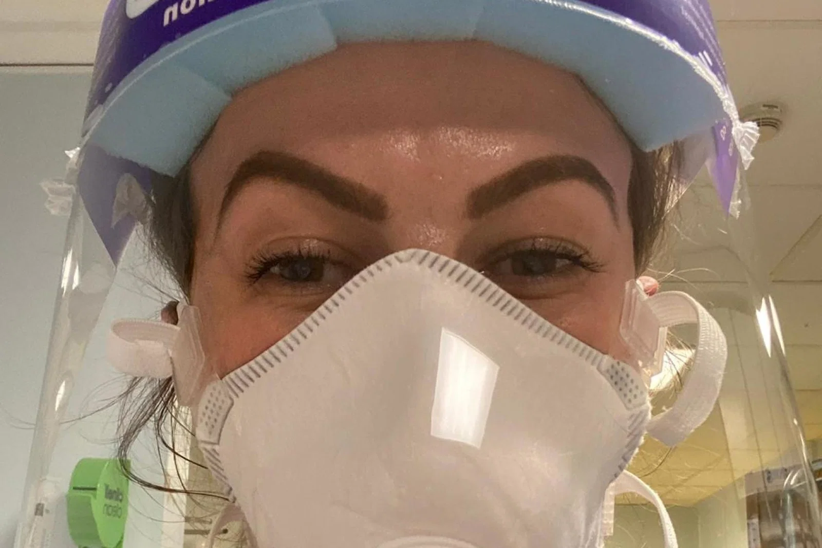 Jodie Fawkes has been looking after patients as a trainee nurse since Christmas