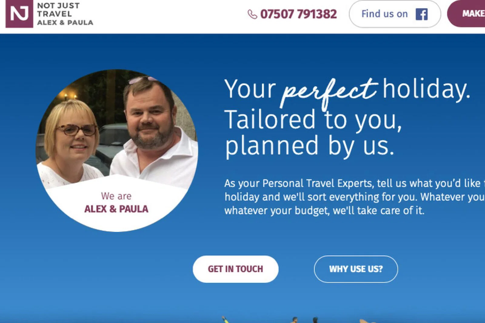 Not Just Travel's Paula Warden worked with Travelpack to secure the deal