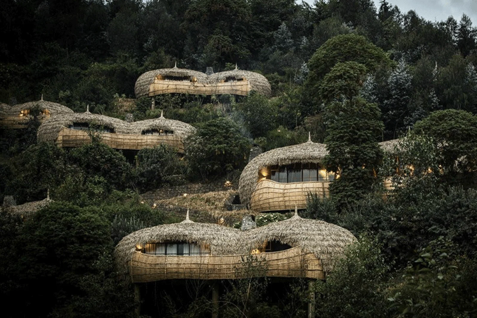 Wilderness Safaris Bisate Lodge in Rwanda is a founding hotel in Beyond Green
