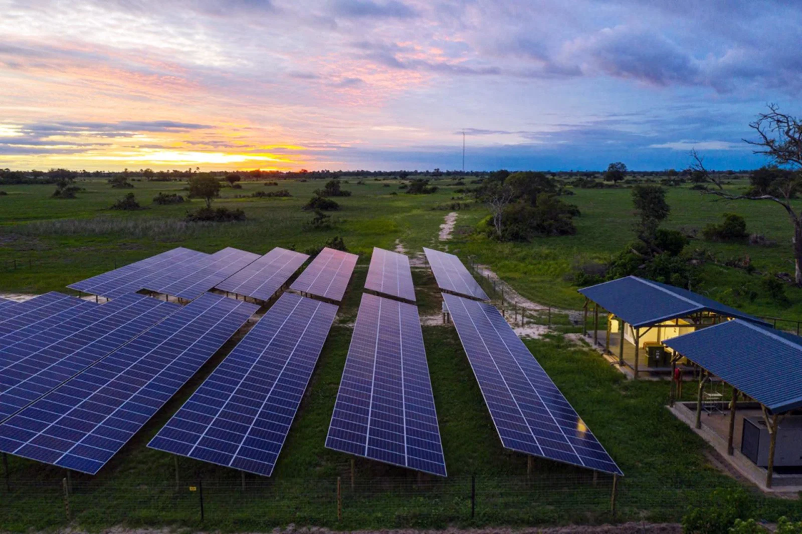 Botswana's Xigera Safari Lodge generates most of its power needs from solar energy following a TTC initiative