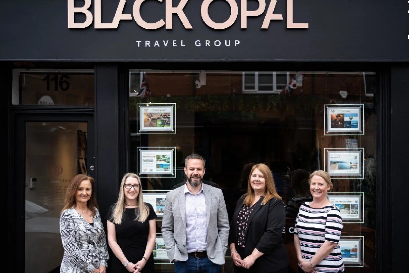 The Black Opal team (L-R): Keri Gee, Kathryn Morris, Jamie Smith, Louise Vernon and Alex Taylor