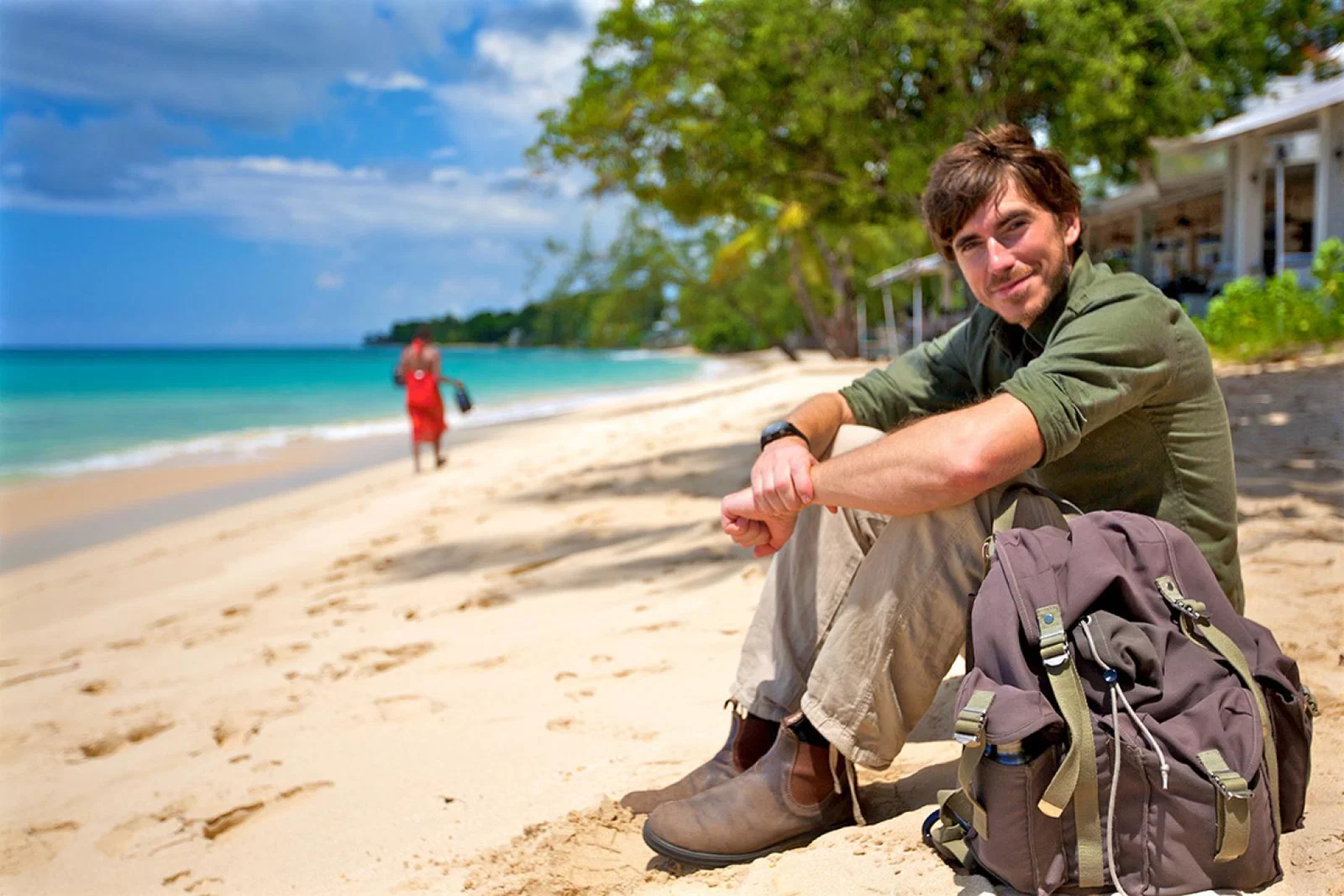 Simon Reeve, pictured in the Caribbean