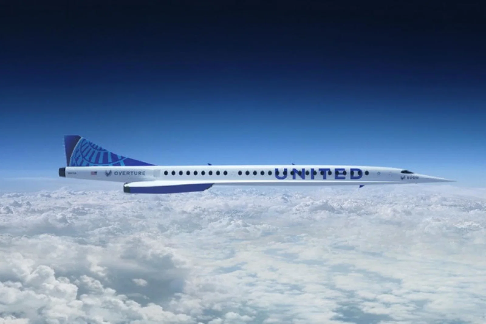 United has ordered 15 Boom Supersonic aircraft which will be able to fly twice as fast as current airliners