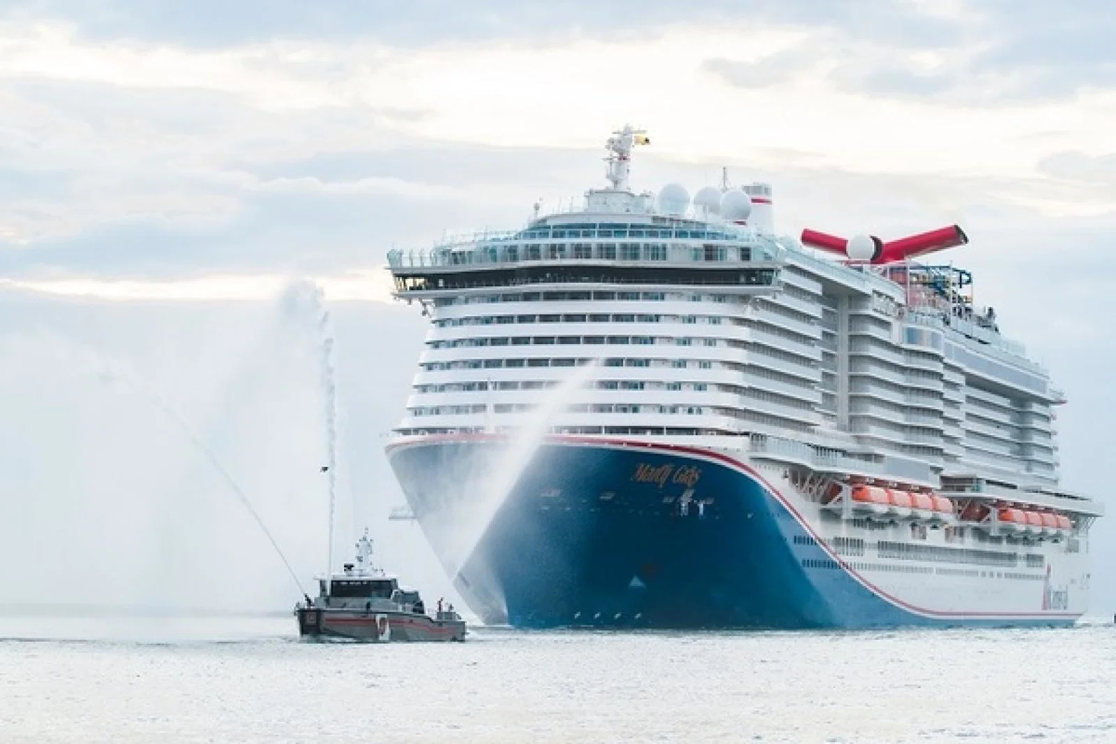 Carnival Cruise Line's Mardi Gras arrived at Port Canaveral last week. (Credit: Carnival Cruise Lines)